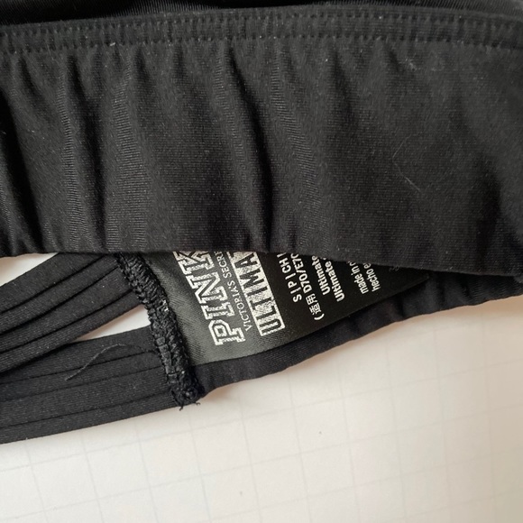 Victorias Secret PINK Ultimate Sport Black Size Small - Picture 5 of 9